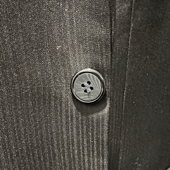 Classic Black Men's Suit - Microstripe black on black - Picture 6 of 6